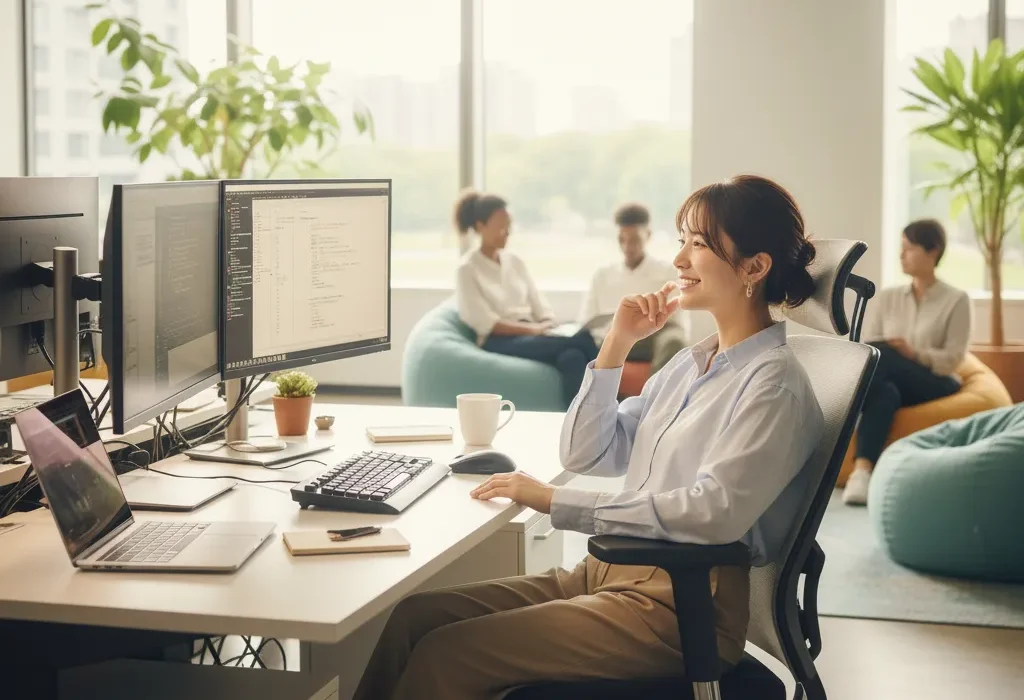 【高卒未経験OK】のんびり仕事で安定収入!ITエンジニアへの道